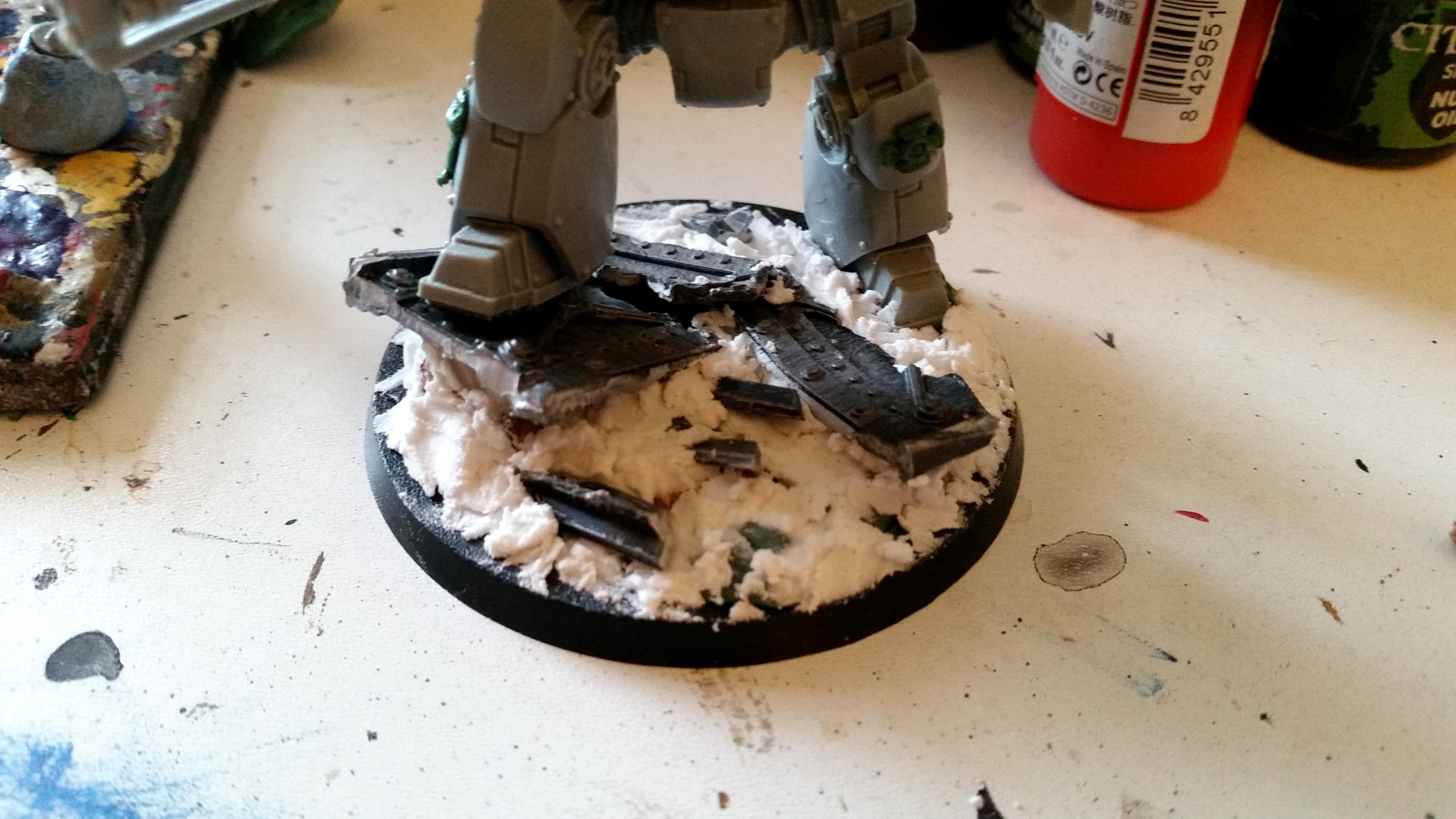 Warhammer 40K Forgeworld Space Marines Night Lords Contemptor Lower Le